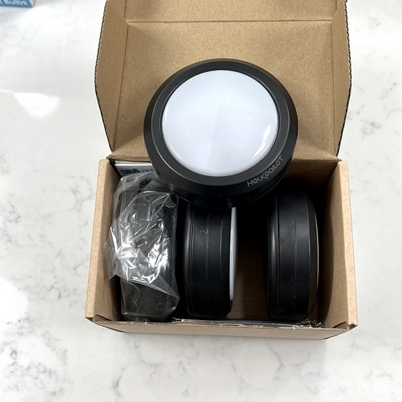 Black LED Puck Lights - Picture 1 of 4